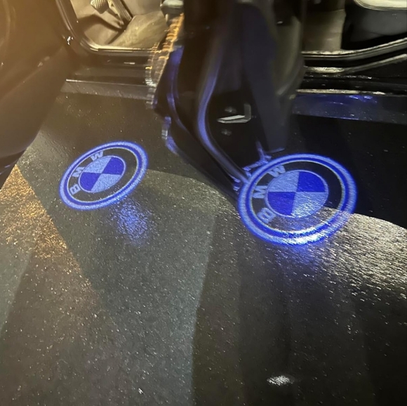 New Set of 4 BMW car door projector lights - Picture 1 of 5